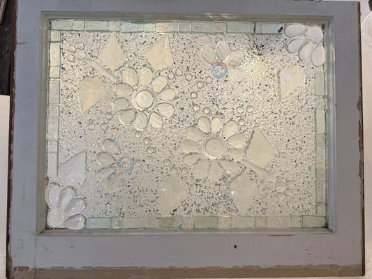 Medium Handcrafted Chandelier Glass Window